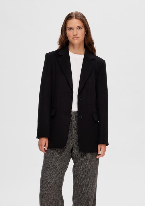 Actual product image Selected Femme Wool Single Breasted Blazer (36)