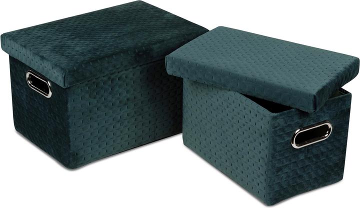 Produktbild Formano Samt Boxen Set, 2tlg. (32 x 22 x 21 cm)