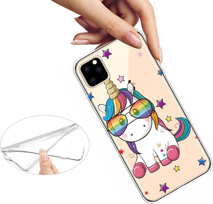 Actual product image Ueli Express iPhone 11 Pro Max Super Slim Rubber Case TPU Unicorn (Apple iPhone 11 Pro Max)