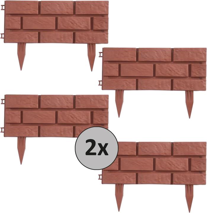 Produktbild HTI-Living Beeteinfassung Steinmauer Terracotta (360 cm)