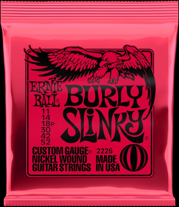 Ernie Ball Slinky Nickel, Burly 11-52 (6 x, E-Gitarre, 0.05")