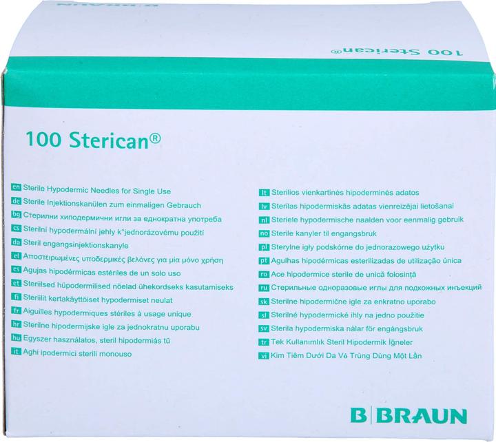Produktbild B.Braun Nadel 20G 0.90 x 40mm gelb Luer, 100 Stück