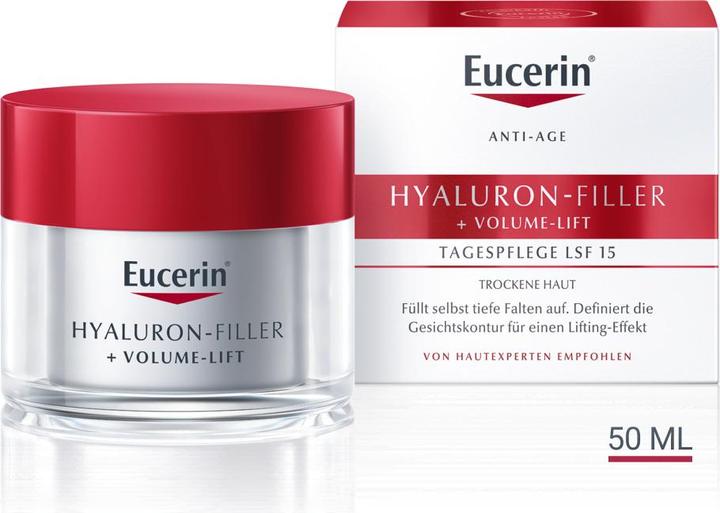 Actual product image Eucerin HYALURON-FILLER + VOLUME-LIFT day care for dry skin SPF 15 (50 ml)