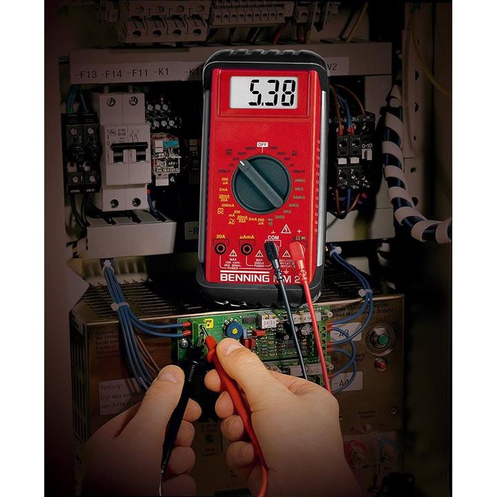 Actual product image Benning Hand Multimeter digital MM 2 K (CAT III 600V)