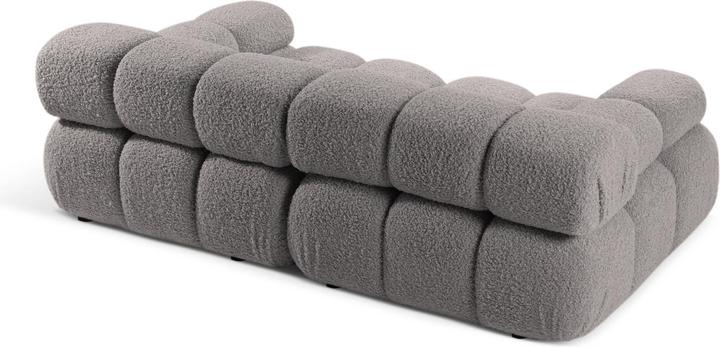 Actual product image Micadoni Velvet Modular Sofa, "Bellis", 2 Seats, 188x94x70 Made in Europe (4-seater, 3-seater, 2 person sofa)