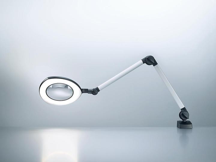 Actual product image Waldmann TEVISIO LED magnifying lamp, 3.5 dioptre lens, multi-stage switchable, infinitely (750 lm)