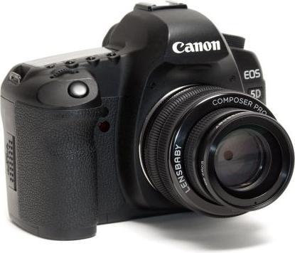 Actual product image Lensbaby Composer Pro II w/ Edge 80 for Canon EF (Canon EF, APS-C / DX)