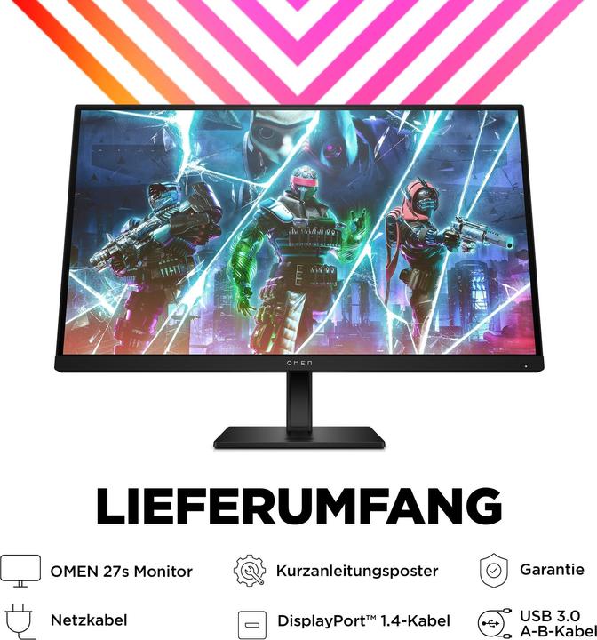 Produktbild HP Omen 27s (1920 x 1080 Pixel, 27")
