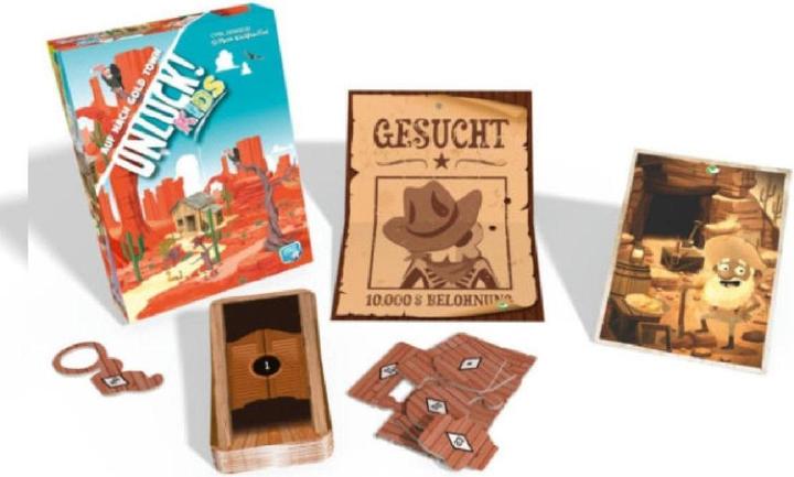Produktbild Asmodée SCOD0116 - Unlock! Kids: Auf nach Gold Town, Rätselspiel, für 1-4 Spieler, ab 6 Jahren (DE) (Deutsch)