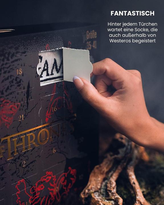Produktbild Sockswear Sockenkalender Game of Thrones (35 - 41)