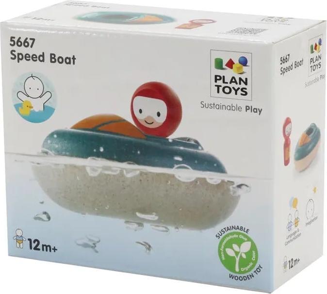 Produktbild Plantoys Schnellboot