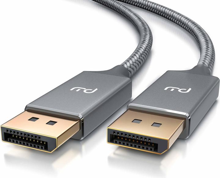 Primewire DisplayPort Kabel, DP 1.2, Verbindungskabel 4K 3840 x 2160 @ 60 Hz / 2K @ 120Hz für Monitor (2 m, DisplayPort)