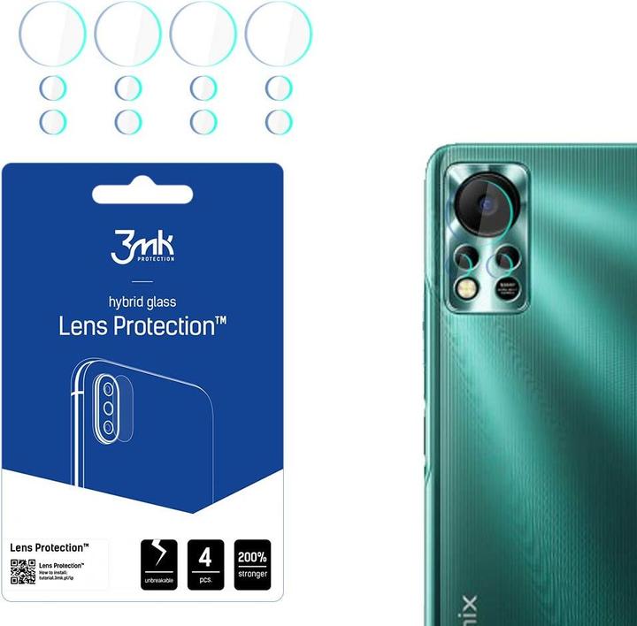 Produktbild 3MK Lens Protect Infinix Hot 11s NFC Ochrona na obiektyw aparatu 4szt (1 Stück, Infinix Hot 11s)