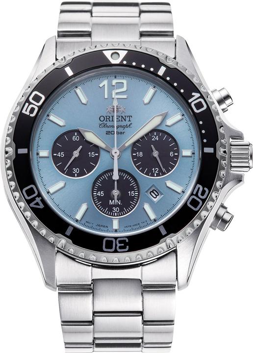 Actual product image Orient Sports Mako Solar Chrono - RA-TX0206L10B (Chronograph, 42 mm)