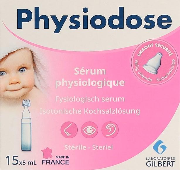 Actual product image Physiodose Physiological saline solution (15 Piece)
