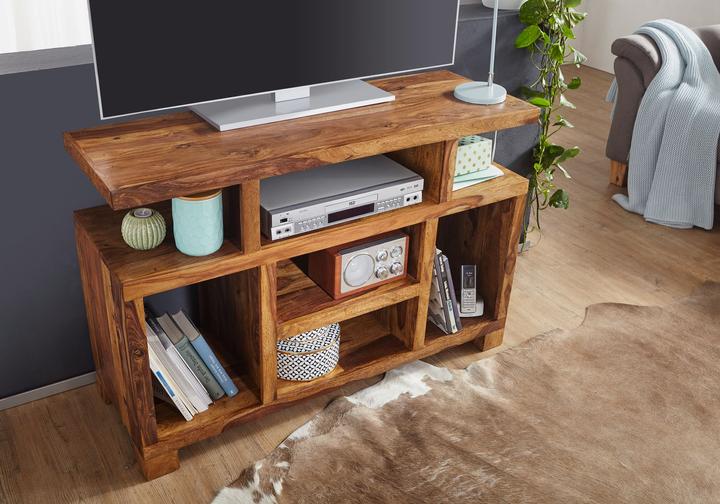 Actual product image FineBuy Sideboard Brown (115 x 40 x 76 cm)