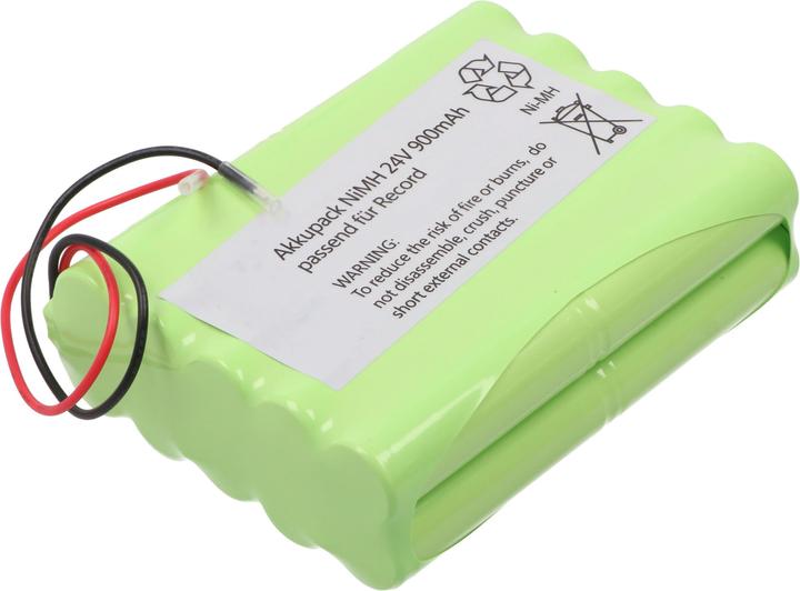 Produktbild XCell Akku für Türsteuerung NiMH 24V 900mAh passend für Record (1 Stk., 900 mAh)