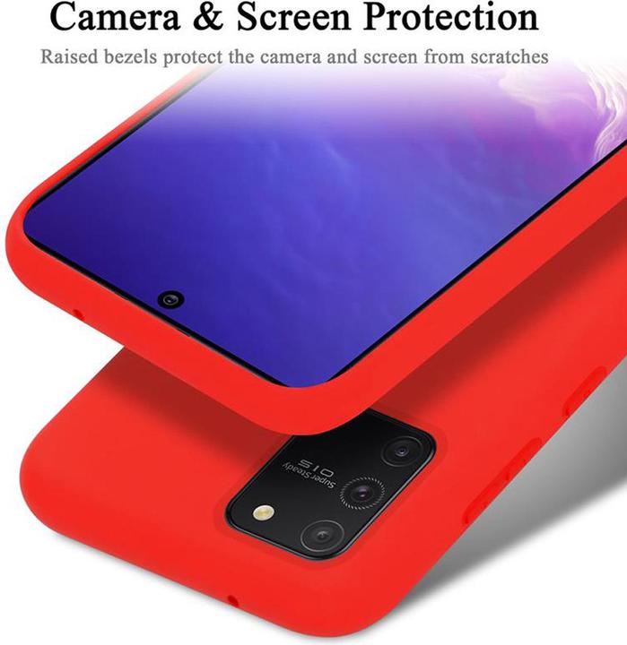 Actual product image Cadorabo TPU Liquid Silicone Case Cover (Samsung Galaxy A91, Samsung Galaxy S10 Lite)