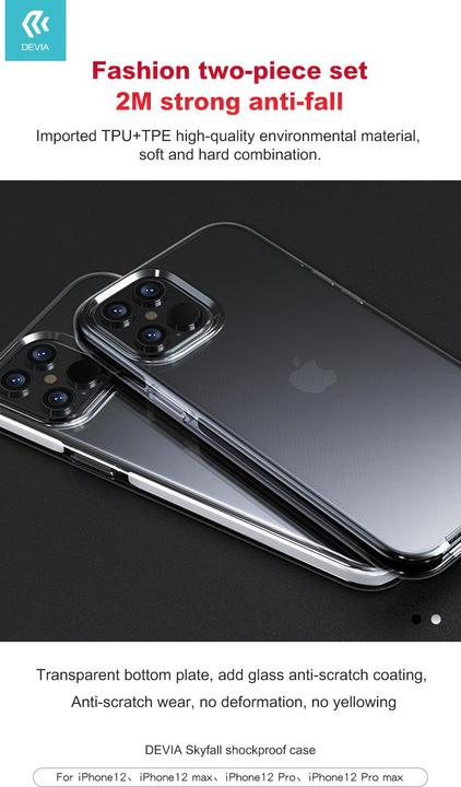 Produktbild Devia Skyfall shockproof case iPhone 12 Pro Max white (Apple iPhone 12 Pro Max)