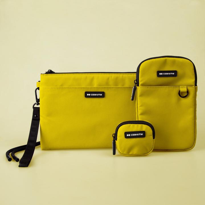 Actual product image SBS case&me Fancy Nylon bag yellow