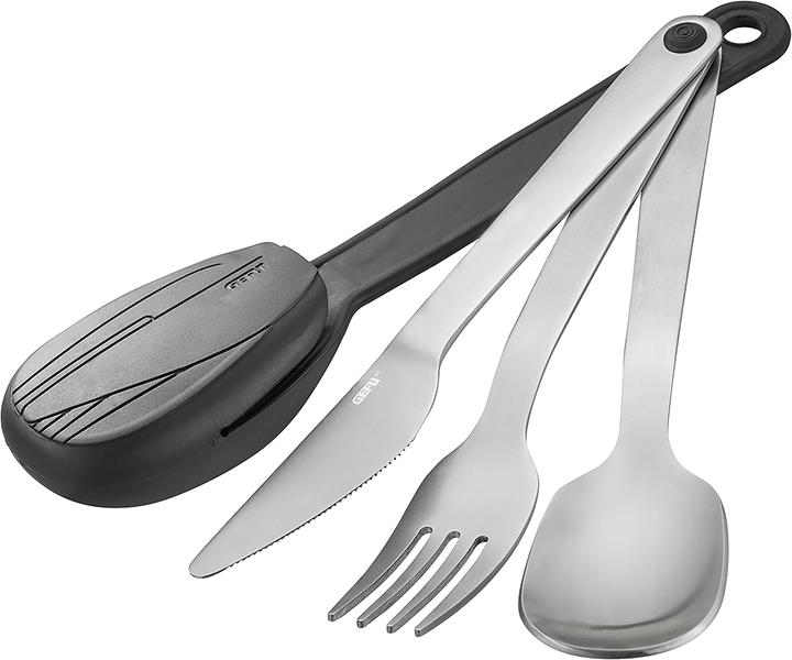 GEFU Set de couverts, récipient inclus (3 pièce(s), Set de couverts)
