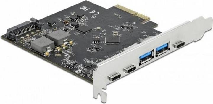Delock Carte PCI Express USB 3.1 Gen2 - 3x USB-C + 2x USB-A