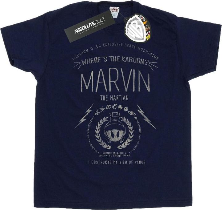 Looney Tunes Marvin The Martian Where's The Kaboom TShirt (S)