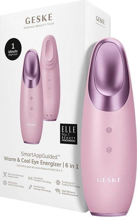 Immagine prodotto Konjac Sponge Masażer do oczu Cool & Warm 6w1 Geske z Aplikacją (różowy)