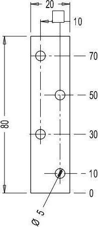 Immagine prodotto Arras PIASTRA PER CHIODI 80X20X2.0 CE (1 pz.)