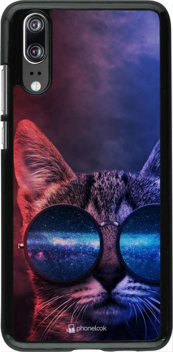 Image du produit PhoneLook Coque Red Blue Cat Glasses (Huawei P20)