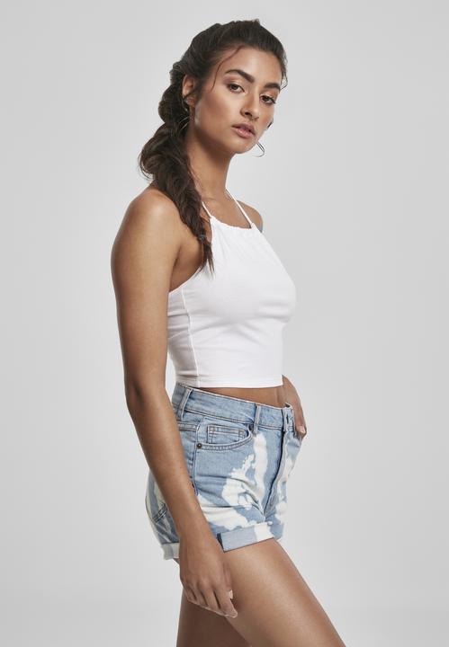 Produktbild Urban Classics Ladies Cropped Neckholder Top 2-Pack (XXL)