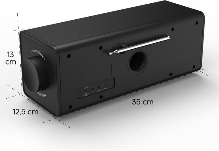Actual product image Hama DR2002BT (DAB, DAB+, FM, Bluetooth)