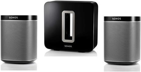 Sonos Bundle 2x PLAY:1 schwarz + Sub