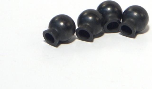 Actual product image HPI Ball head 6.8x7.3x3mm (black/4st) (savage 21)