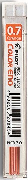 Image du produit Pilot Mines Color Eno 0,7mm orange 6pcs. (Recharger, Orange, 0.70 mm)