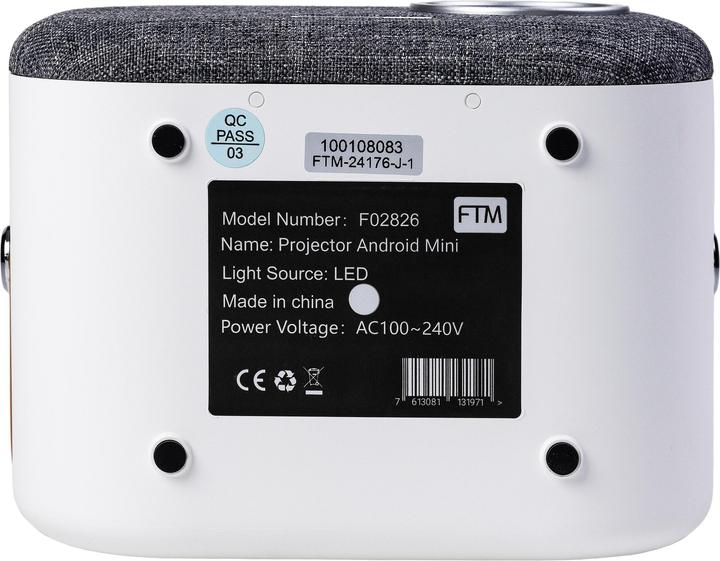 Actual product image FTM Projektor Mini, ANSI-Lumen: 200 lm, Auflösung: 1920 x (Full HD, 200 lm)
