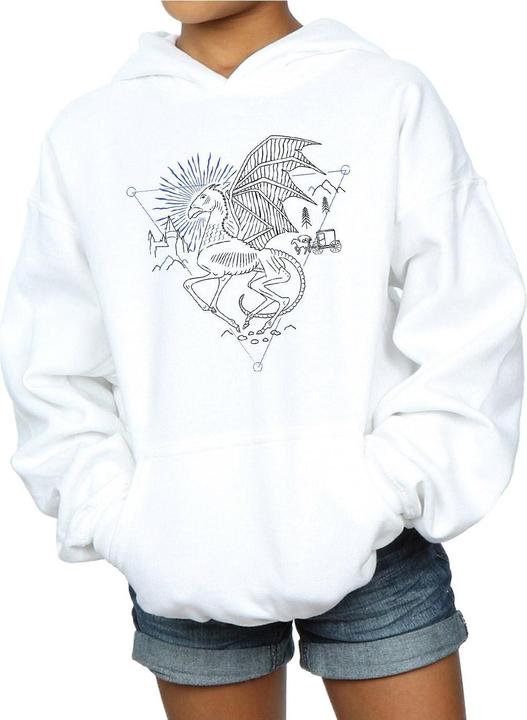Image du produit - Sweat à capuche THESTRAL LINE ART - Fille (140, 146)