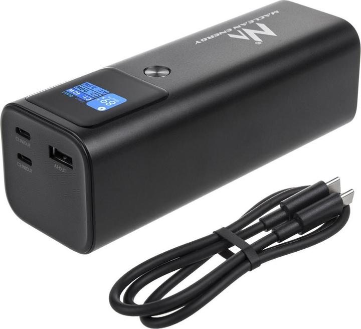 Produktbild Maclean Mobile Battery Power Bank, 24600mAh, Power supply (PD) 140W, Fast/Fast/Super charging (24600 mAh, 140 W, 88.56 Wh)