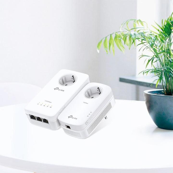 Image du produit TP-Link AV1200 GigabitPowerline ac WLAN KIT avec prise avant jusqu'à 1200Mbps de débit de données en (1200 Mbit/s)