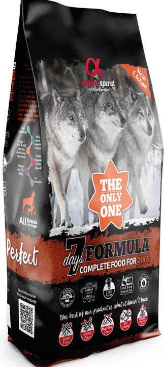Produktbild Alpha Spirit 7 Days Dry Complete dog Food Week Meniu 12kg (Adult, 1 Stk., 12000 g)