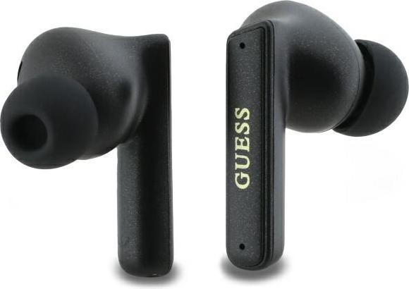 Guess słuchawki Bluetooth GUTWST88MCTGK TWS + stacja dokująca czarny/black Capsule Logo imprimé (ANC, 26 h, Sans fil)