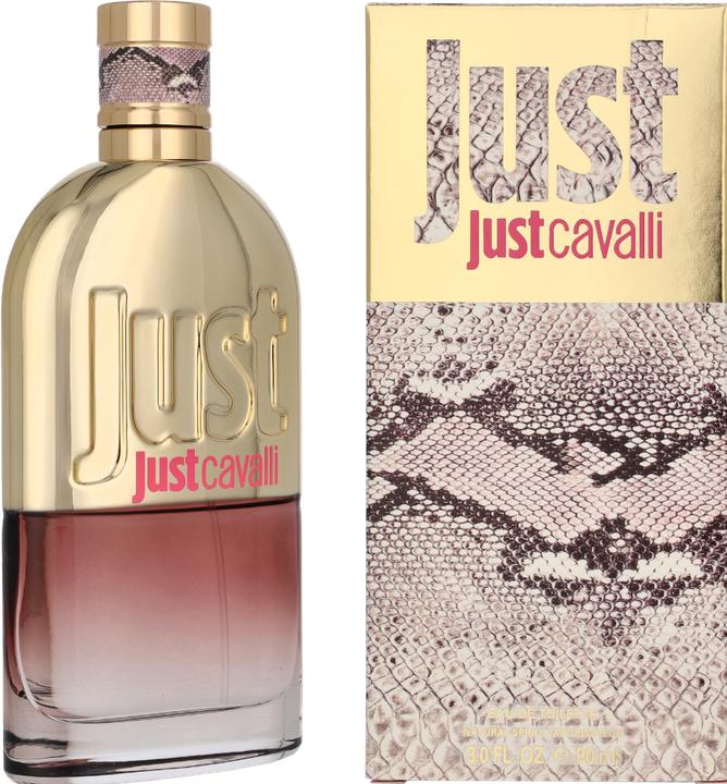 Actual product image Just Cavalli Ladies Eau De Toilette Spray 3.0 Oz (Eau de toilette, 90 ml)