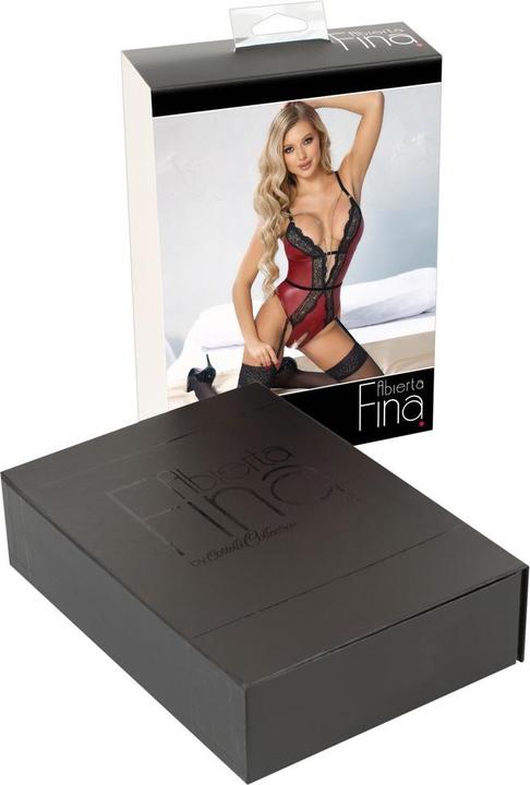 Actual product image Abierta Fina Body red/black L (L)