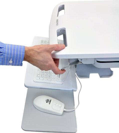 Produktbild Ergotron Wagen für Notebook/Tastatur/Maus (offene Architektur)
