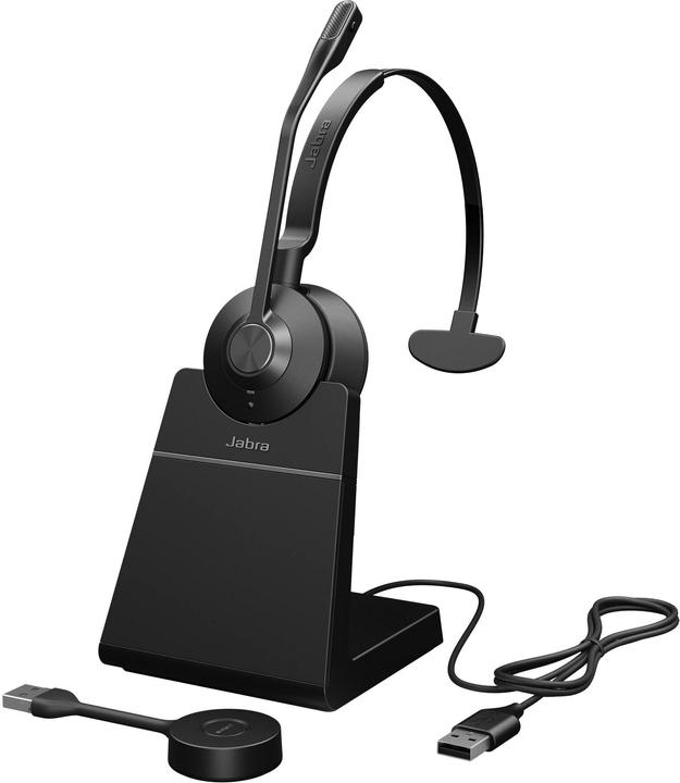 Jabra Engage 55 SE UC Mono UNC(DECT, USB-A) incl. Lader (Draadloze, USB-A)