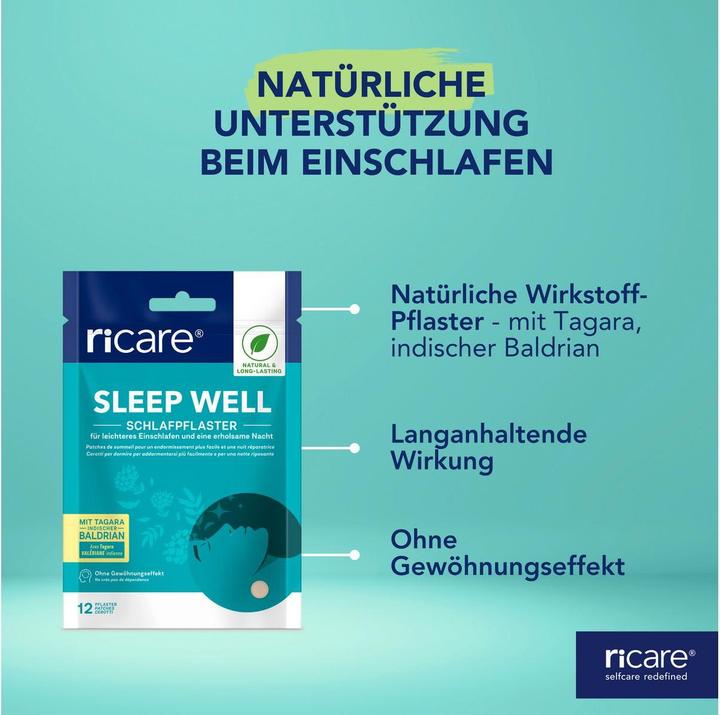 Actual product image ricare Pflaster Sleep Well (12 x)