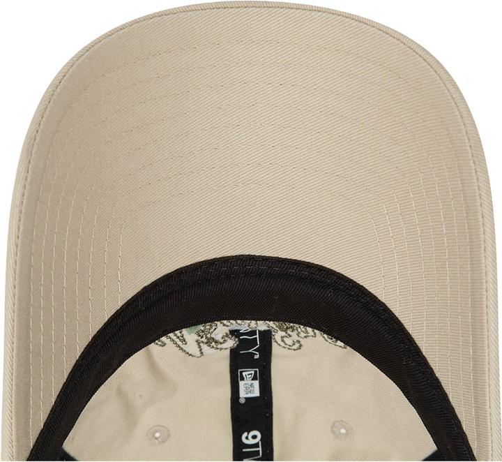Actual product image New Era 9Twenty Adjustable Cap - BRAND STITCH beige