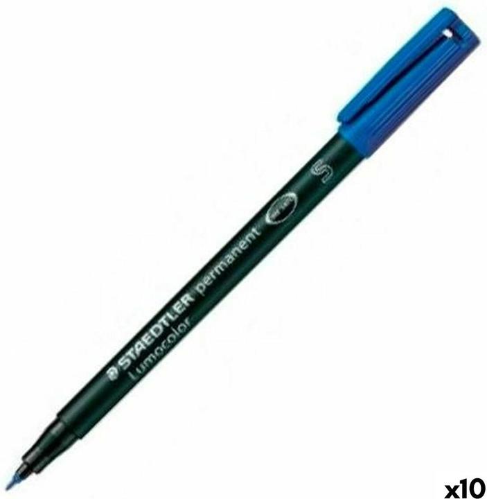 Image du produit Staedtler Lumocolor S Wf bleu 10 pièces (313-3) (Bleu, 0.40 mm, 10 x)