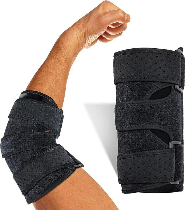 Produktbild König Design Ellenbogen Bandage Stütze Schutz Schoner Tennisbandage Tennisarm Bankdrücken