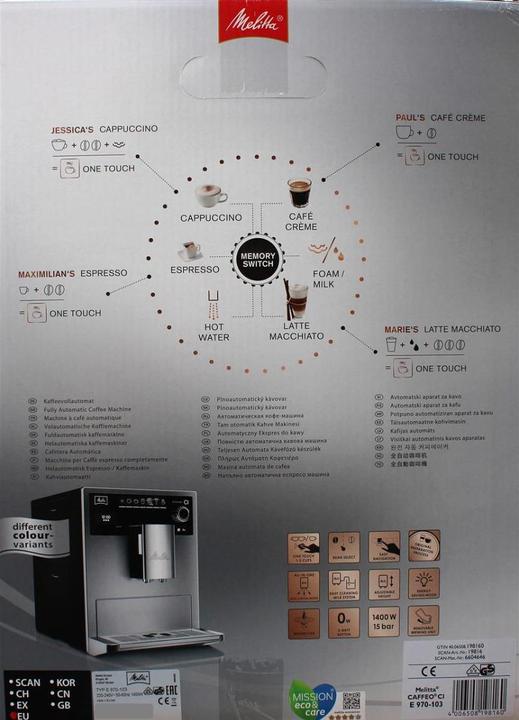 Produktbild Melitta E970-103